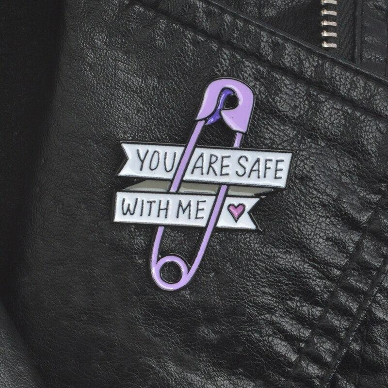 Guardian Angel Pins: Stylish Protection. Keep Your Vibes Secure. Safe & Sound Forever.